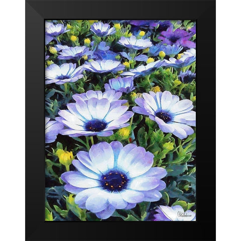 I like Flowers XXXVI Black Modern Wood Framed Art Print by Medeiros, Celito
