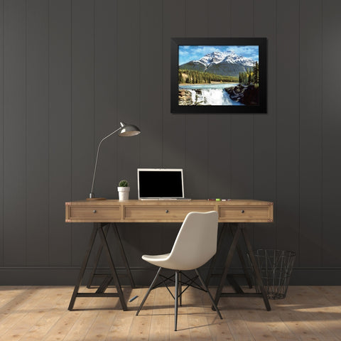 Rocky Mountains VI Black Modern Wood Framed Art Print by Medeiros, Celito