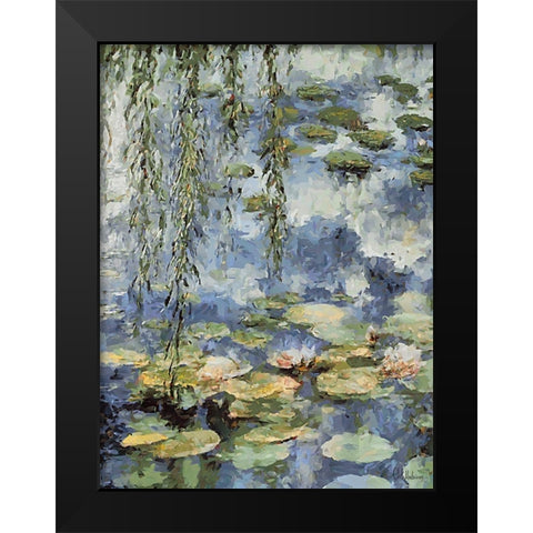 Landscapes in Monet Style VI Black Modern Wood Framed Art Print by Medeiros, Celito