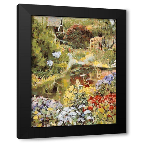 Landscapes in Monet StyleXXI Black Modern Wood Framed Art Print by Medeiros, Celito