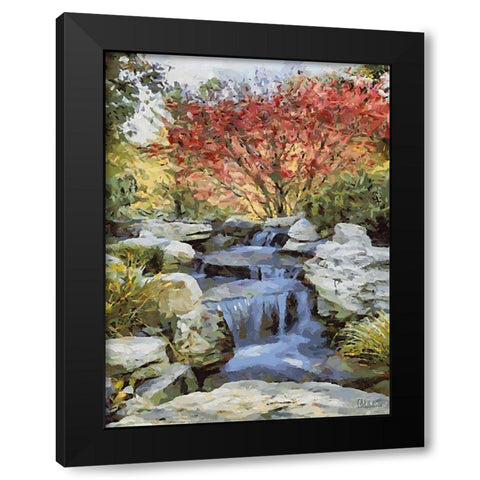 Landscapes in Monet Style XXIII Black Modern Wood Framed Art Print by Medeiros, Celito
