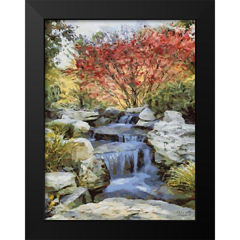 Landscapes in Monet Style XXIII Black Modern Wood Framed Art Print by Medeiros, Celito