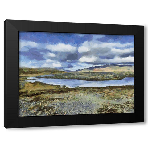 Beautiful nature in Iceland XXII Black Modern Wood Framed Art Print with Double Matting by Medeiros, Celito