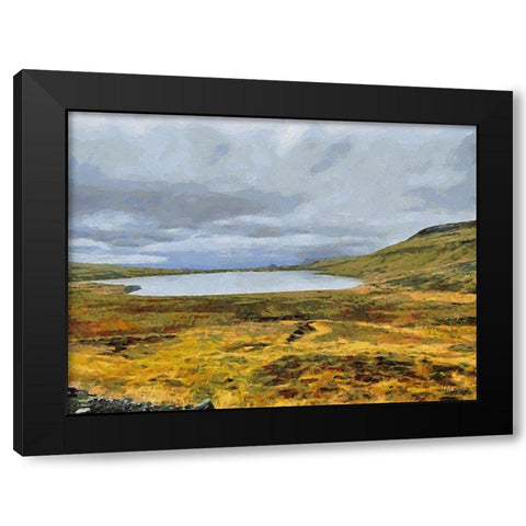 Beautiful nature in Iceland LV Black Modern Wood Framed Art Print by Medeiros, Celito