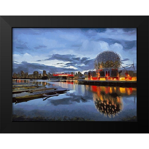 Travel Destination around the World V Black Modern Wood Framed Art Print by Medeiros, Celito