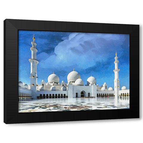 Travel Destination around the World XVI Black Modern Wood Framed Art Print by Medeiros, Celito