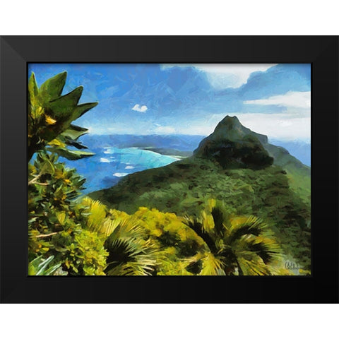 Travel Destination around the World XXI Black Modern Wood Framed Art Print by Medeiros, Celito