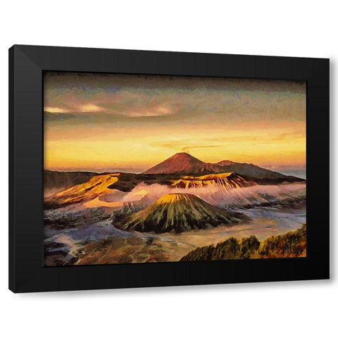 Travel Destination around the World XXII Black Modern Wood Framed Art Print by Medeiros, Celito