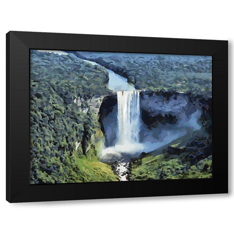 Travel Destination around the World XXXII Black Modern Wood Framed Art Print by Medeiros, Celito