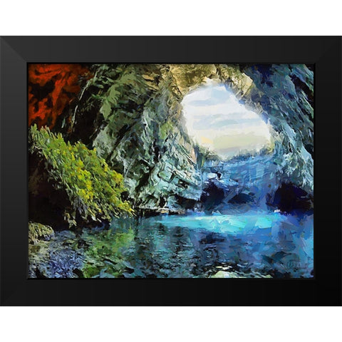 Travel Destination around the World XXXV Black Modern Wood Framed Art Print by Medeiros, Celito