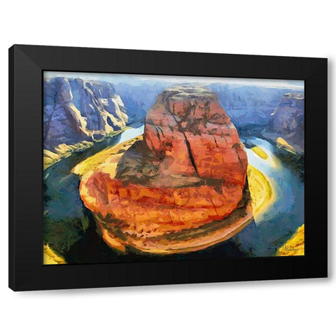 Travel Destination around the World XXXVII Black Modern Wood Framed Art Print by Medeiros, Celito