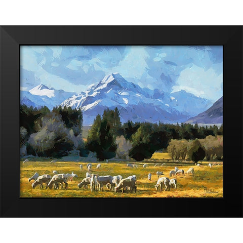 Travel Destination around the World XLIII Black Modern Wood Framed Art Print by Medeiros, Celito