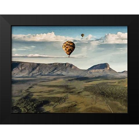 There must be view Black Modern Wood Framed Art Print by Medeiros, Celito