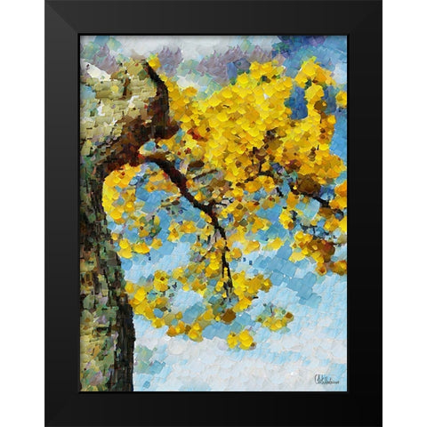 Collectio of Bloomin and Autumn Trees X Black Modern Wood Framed Art Print by Medeiros, Celito