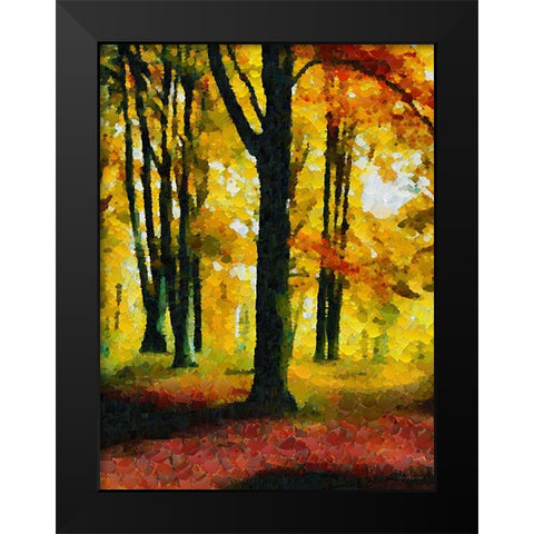 Collectio of Bloomin and Autumn Trees XXVI Black Modern Wood Framed Art Print by Medeiros, Celito