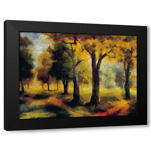 Collectio of Bloomin and Autumn Trees XXVII Black Modern Wood Framed Art Print by Medeiros, Celito