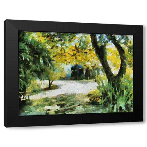 Collectio of Bloomin and Autumn Trees XXX Black Modern Wood Framed Art Print by Medeiros, Celito