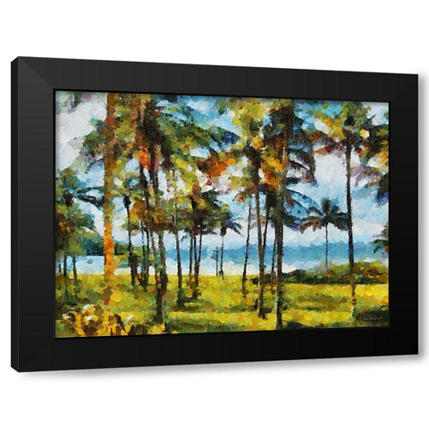 Collectio of Bloomin and Autumn Trees XXXIV Black Modern Wood Framed Art Print by Medeiros, Celito