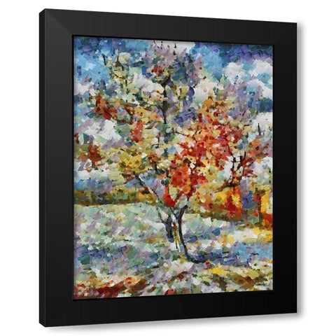 Collectio of Bloomin and Autumn Trees XXXIX Black Modern Wood Framed Art Print by Medeiros, Celito