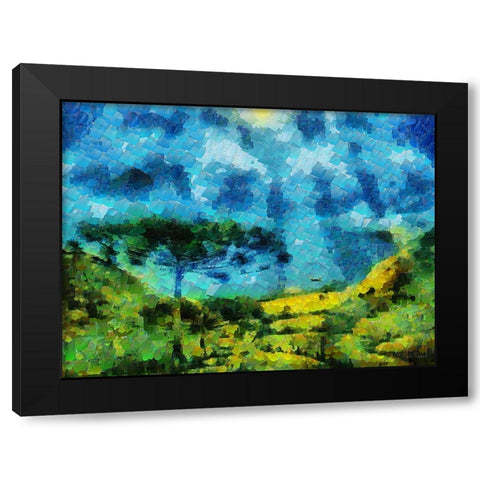 Collectio of Bloomin and Autumn Trees XLIV Black Modern Wood Framed Art Print by Medeiros, Celito