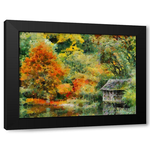 Collectio of Bloomin and Autumn Trees XLVI Black Modern Wood Framed Art Print by Medeiros, Celito