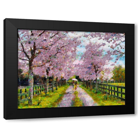 The Way in to Paradise Black Modern Wood Framed Art Print by Medeiros, Celito