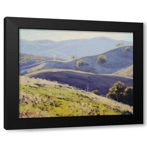 Afternoon Light Kanimba Black Modern Wood Framed Art Print with Double Matting by Gercken, Graham
