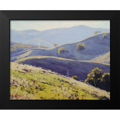Afternoon Light Kanimba Black Modern Wood Framed Art Print by Gercken, Graham