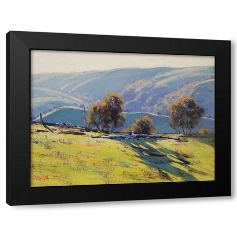 Afternoon Lithgow Black Modern Wood Framed Art Print by Gercken, Graham