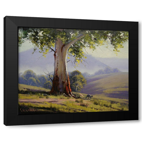 Australian Landscape Black Modern Wood Framed Art Print by Gercken, Graham