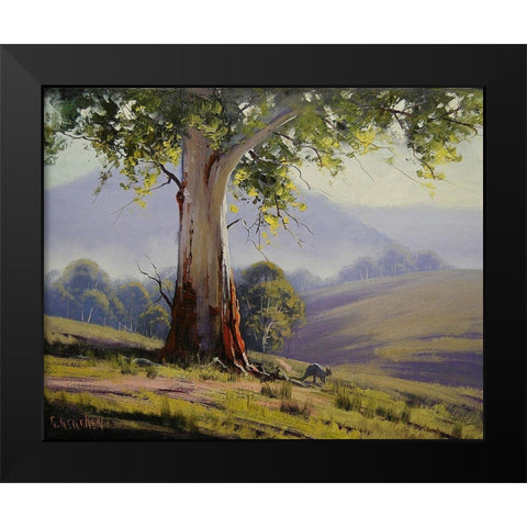 Australian Landscape Black Modern Wood Framed Art Print by Gercken, Graham
