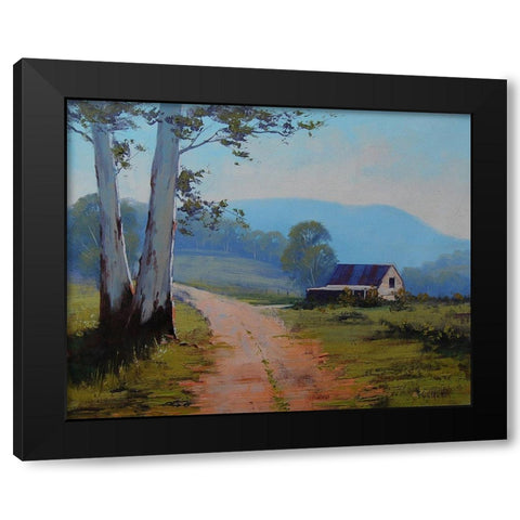 Australian Scene Black Modern Wood Framed Art Print by Gercken, Graham