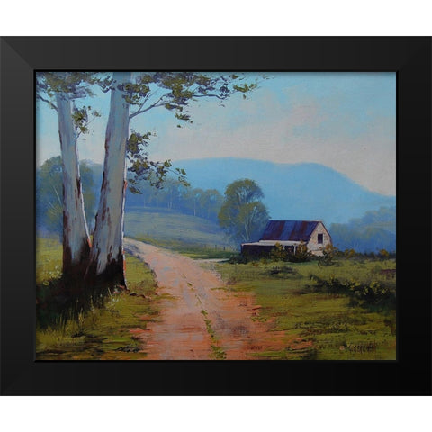 Australian Scene Black Modern Wood Framed Art Print by Gercken, Graham