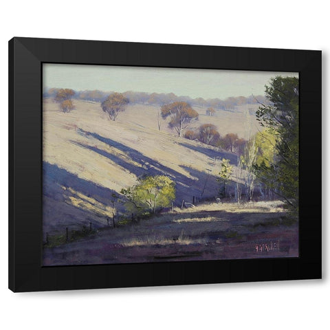 Australian Summer Black Modern Wood Framed Art Print by Gercken, Graham