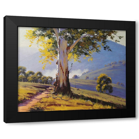 Turon Hills Gum Black Modern Wood Framed Art Print by Gercken, Graham