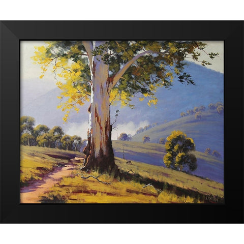 Turon Hills Gum Black Modern Wood Framed Art Print by Gercken, Graham