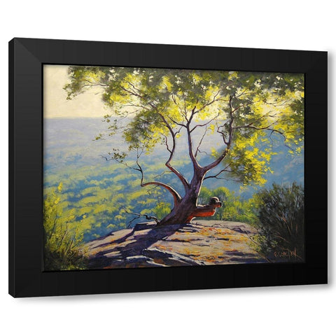 Blood Gum Black Modern Wood Framed Art Print by Gercken, Graham