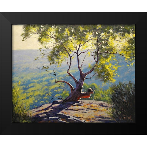 Blood Gum Black Modern Wood Framed Art Print by Gercken, Graham