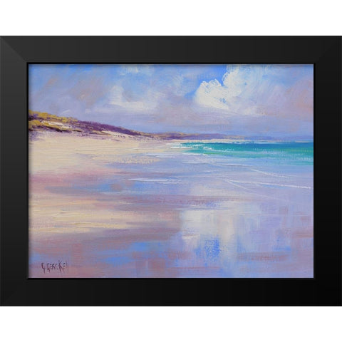 Cloud Reflections Black Modern Wood Framed Art Print by Gercken, Graham