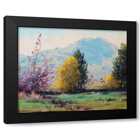 Apring Australia  Black Modern Wood Framed Art Print by Gercken, Graham