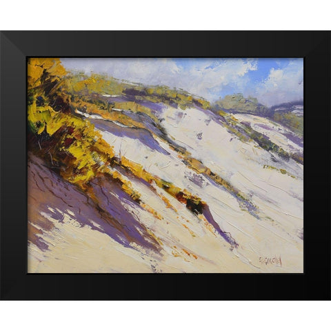 Dune Study Black Modern Wood Framed Art Print by Gercken, Graham