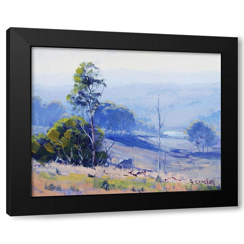 Early Light Nerar Mudgee Black Modern Wood Framed Art Print by Gercken, Graham