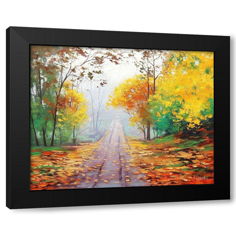 Fall Landscape Black Modern Wood Framed Art Print by Gercken, Graham