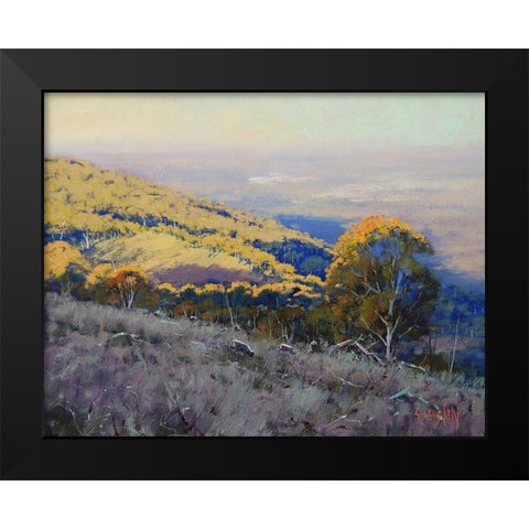 Late Summer Light Black Modern Wood Framed Art Print by Gercken, Graham