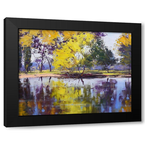 Tumut Black Modern Wood Framed Art Print by Gercken, Graham