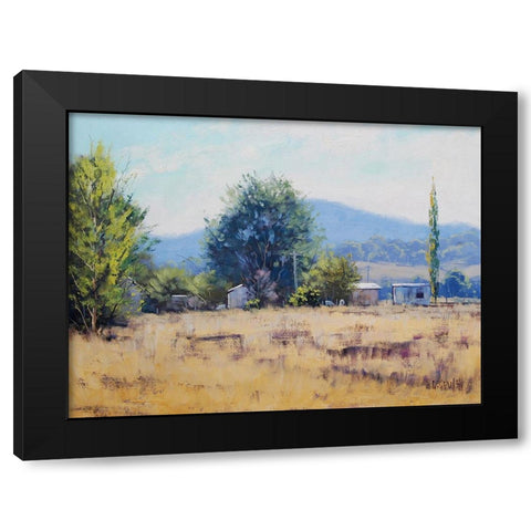 Tumut Farm Australia Black Modern Wood Framed Art Print by Gercken, Graham