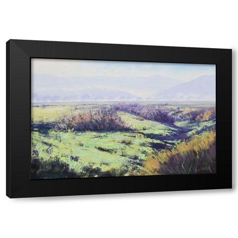 Winter Sofala Black Modern Wood Framed Art Print with Double Matting by Gercken, Graham