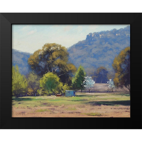 Spring Painting Prints Australia Black Modern Wood Framed Art Print by Gercken, Graham