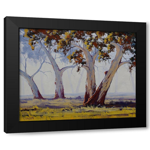Roos Black Modern Wood Framed Art Print with Double Matting by Gercken, Graham