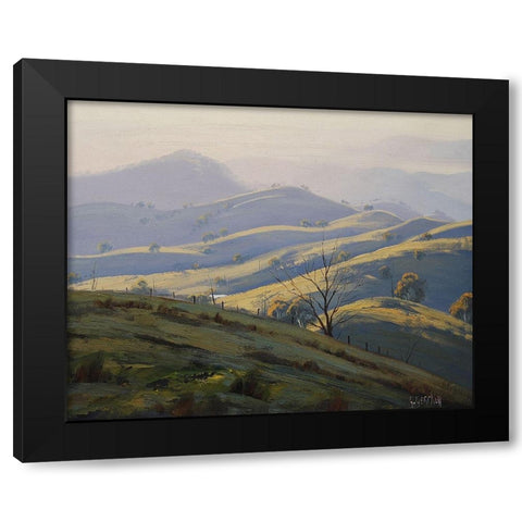 Kanimba Valley II Black Modern Wood Framed Art Print by Gercken, Graham